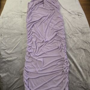 SHEIN Lavender Ruched Dress